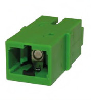 RoHS Internal Shutter Zirconia Sleeves SC Fiber Adapter