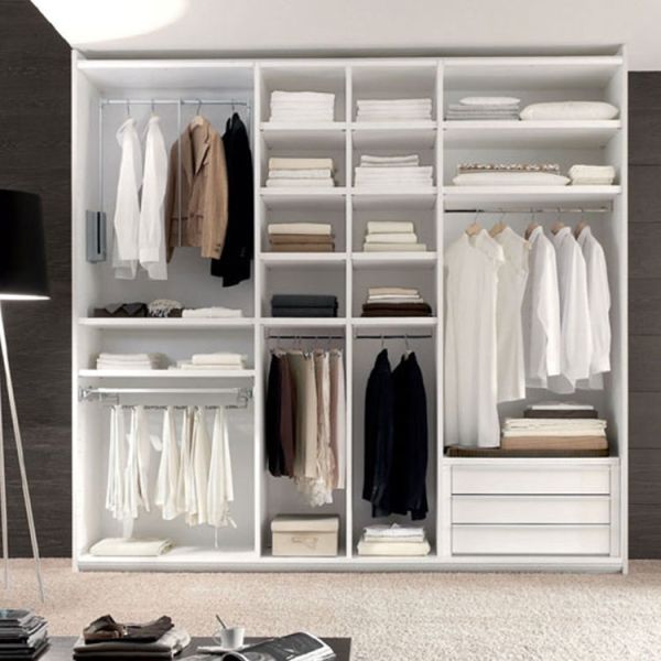 Buy Custom High Glossy Waterproof Bedroom Wall Wardrobe Acrylic / UV / Lacquer at wholesale prices