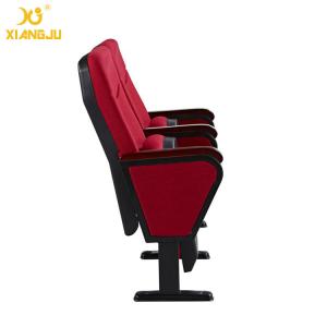 Cold molded foam 560mm Fabric Folding Auditorium Chairs with Writing Table / PP