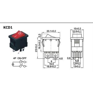 Normally Closed Ksd301 Temperature Switch 250V 10A 200C