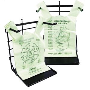 100% Biodegradable Compostable Liner Bags For Food Packing 50micron