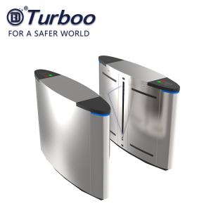 Quality Fingerprint Pedestrian Access Control Turnstile Anti Bump 550mm Width for sale