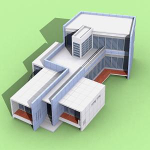 Steel Frame Prefabricated Houses Self Assemble Portable Mobile Luxury