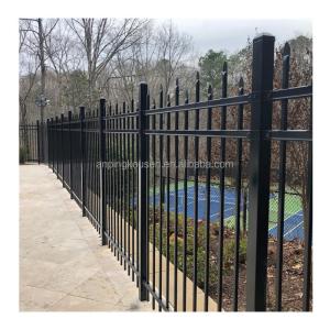 Steel Metal Type Powder Coated Frame Finishing Fence Panels for Outdoor