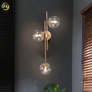 Dimmable Modern Wall Light Fixtures 3 Light Armed Sconce