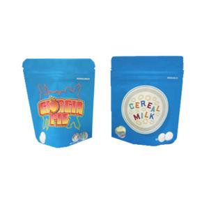 110 Microns Heat Seal ziplockk Bags LDPE Plastic Standing Pouch