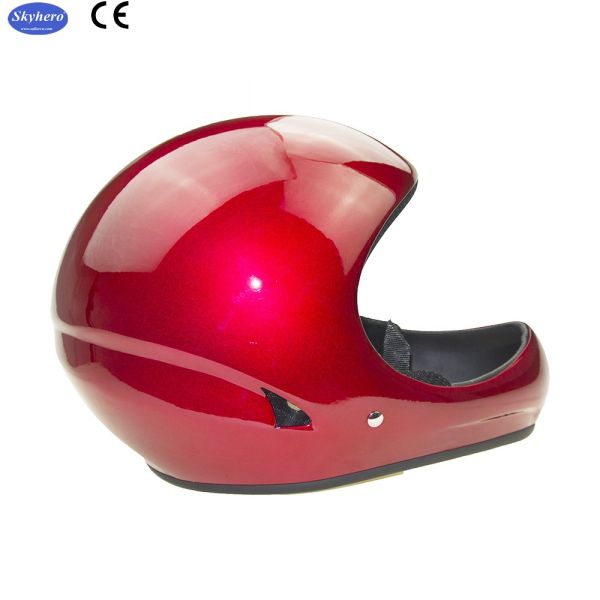 Full Face Paragliding Helmet Kevlar and Glass Fiber Composite Materials Lightweight