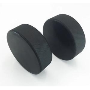Non Toxic 76x25MM Ice Hockey Puck Silicone Rubber Toys