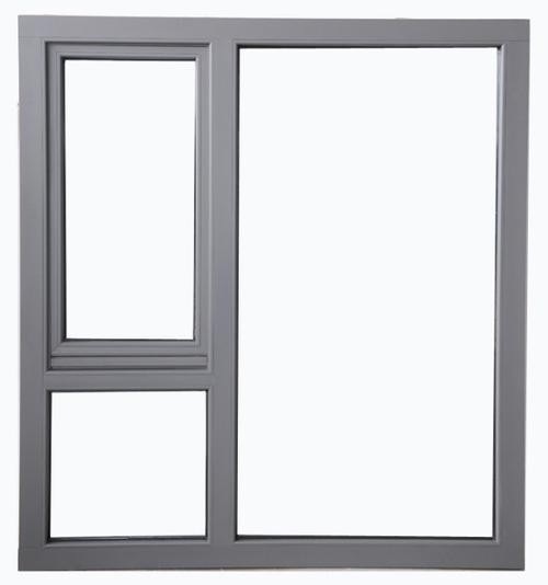 6063 Shiny Grey Powder Coated Aluminium Extrusions For Building