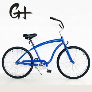 Quality Ten Steel Frame 26&quot; Wheel Size 3G OEM/ODM CE Men Adult Single Speed Beach Cruiser Bike for sale