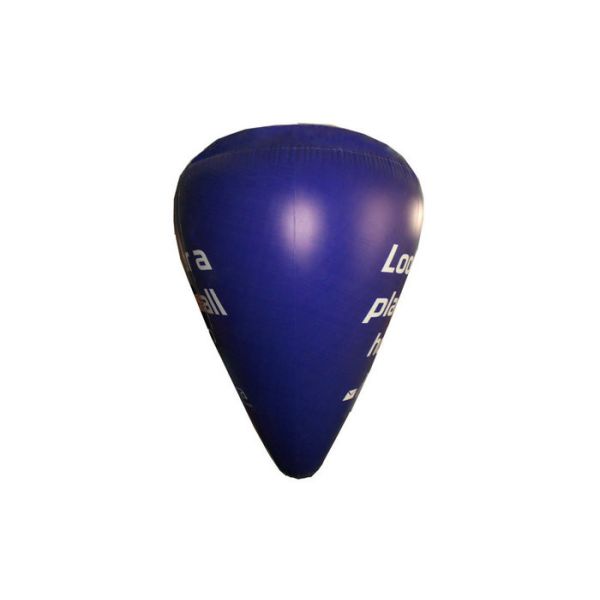 Buy Dark Blue Inflatable Advertising Conical Balloon / Outdoor Hanging Balls at wholesale prices