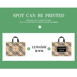 Non Woven Tote Shopping Bags Enviromental Protection 80gsm