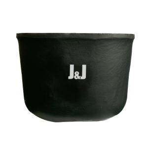 High Volume Capacity Oval Type Crucible Silicon Carbide Graphite Metal Melting