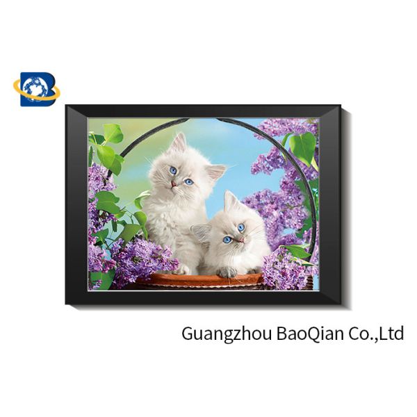 3D Deep Effect Pictures With PP / PET / Plastic / PS Board Material