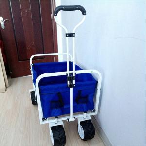 Camping Collapsible Wagon Cart Sporting Lightweight Beach Wagon Pinic