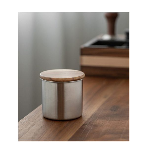 PP Plastic Carved Inverted Powder Cup for Universal Espresso Machines Modern Design