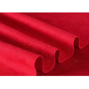 Brushed Knitted Polyester Microfiber Suede Fabric For Garment Sofa