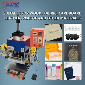 Fulund Hot Foil Stamping Machine , Pneumatic Leather Embossing Press Machine