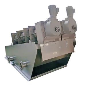 Screw Press Sludge Dewatering Machine For Containerized Wastewater Treatment