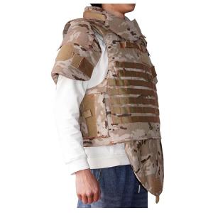 Military Issue Bulletproof Vest Full Body Laser Cut Molle System Camo Soft Plate