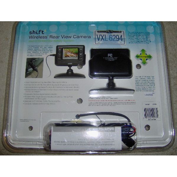 Multi - Angle Shift3 Wireless Car Vehicle Rear View Camera With LCD Monitor For