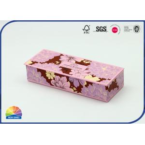 Soap Packaging Rectangle Hinged Lid Gift Box With Customized Logo