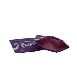 Custom Mylar weed Bags Odor Resistant Resealable With Child Resistant Zipper