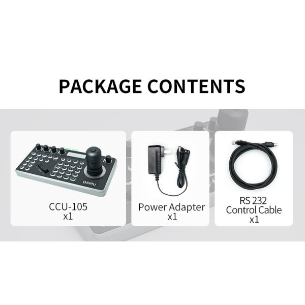 DAIPU Customize IP Streaming Camera PTZ Controller for Simultaneous Interpretation