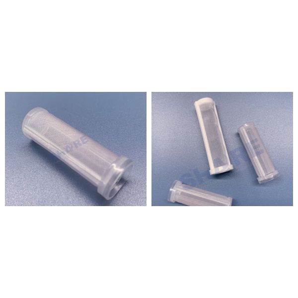 263um PA6 Mesh Blood Tubular Filter With Clear PP Frame For Transfusion