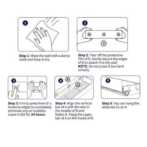 No Drilling Modern Reinforcement Design Traceless Adhesive Shower Caddy