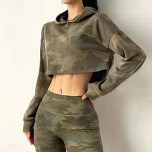 China Casual Long Sleeve Lightweight Athletic Hoodie Woolen Athletic Cropped Hoodie on sale