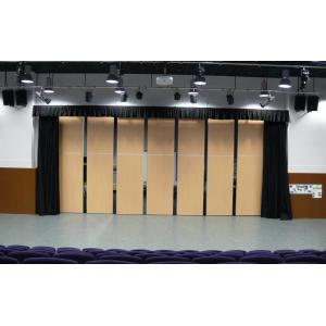 Operable Folding Partition Walls / Soundproof Modern Wood Room Dividers