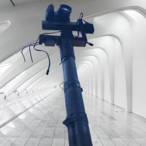 Portable 20KG Telescoping Mobile Video Surveillance Mast