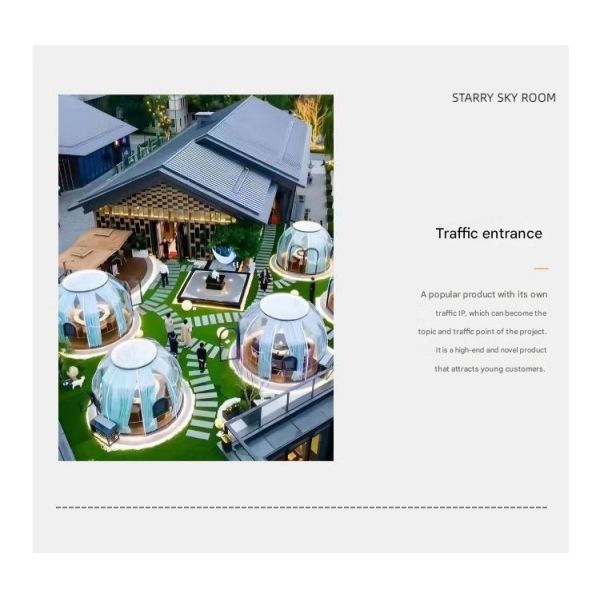 Outdoor star room Villa home leisure room full landscape sun room