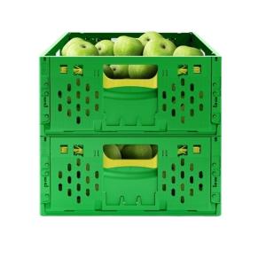 Virgin Plastic Collapsible Folding Vegetable Crate for Agriculture Fruits