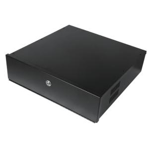 Quality Steel Metal Lock Box 18x18x5&quot; 21x21x8&quot; 21x24x8&quot; Metal DVR Lockbox Enclosure with Cooling Fan for DVRs and NVRs MDVR Steel Box for sale