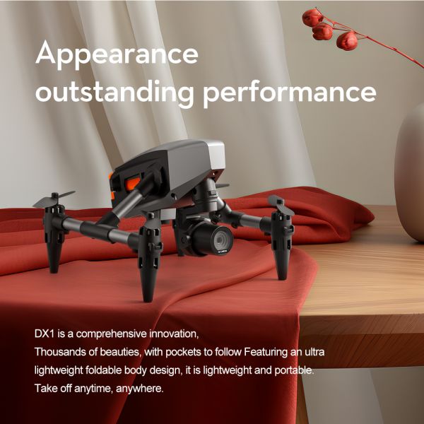 HUGTEC XD1 4k Camera Folding Mini Drone Pro Dual Headless Mode 45 mins Charging Time for Incredible Performance