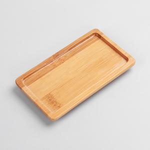 Light Waterproof Carbonized Bamboo Wooden Coasters For Glass Kitchenware