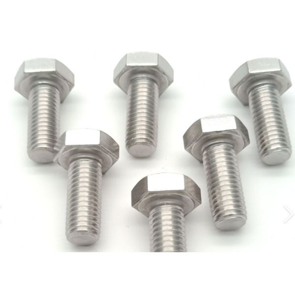 Stainless Steel 904L Hex metal Bolts Available in Various Sizes 5/8”-11 Anodized Finish Corrosive Environments