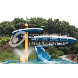 Funny Fiberglass Water Slides Garden Backyard Pool Water Slides