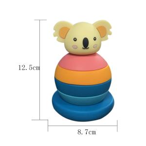 Customizable Educational Silicone Stacking Blocks Match Stacks Game Blocks