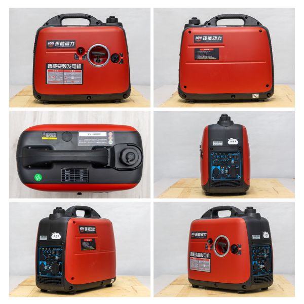 Quiet 12V DC Gasoline Power Generators 2kV 2500W Mini 2kW Gas 1kW Silent