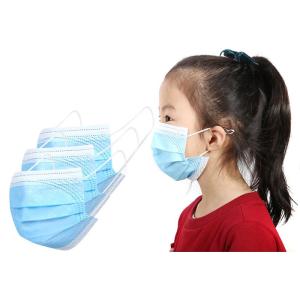 17.5*9.5cm 3 Ply Disposable Face Mask Civilian Use Elastic Earloop