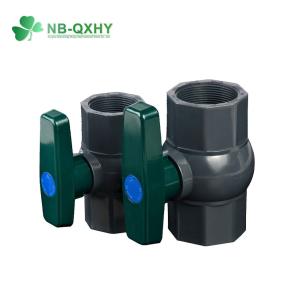 Customization Low Temperature PVC Valve with Octagonal Ball and Yellow Ship