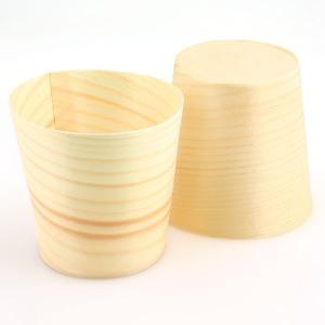 3CM Wooden Disposable Dessert Cups Outdoor Biodegradable Coffee Mug