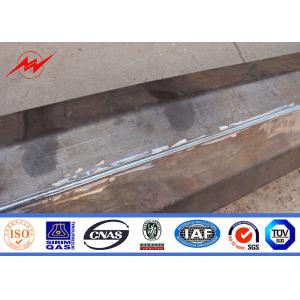 Multi Sided 25m Tunnels High Mast Pole With Lifting System 3 mm Thickness