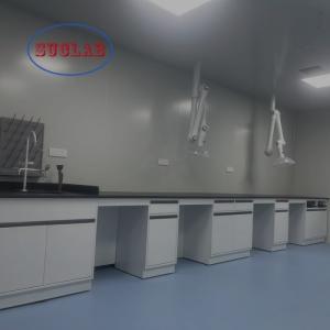 Chemistry Lab Bench Bespoke Laboratory Workbench  Manufacturers with White/Blue/Yellow/Black Color Options