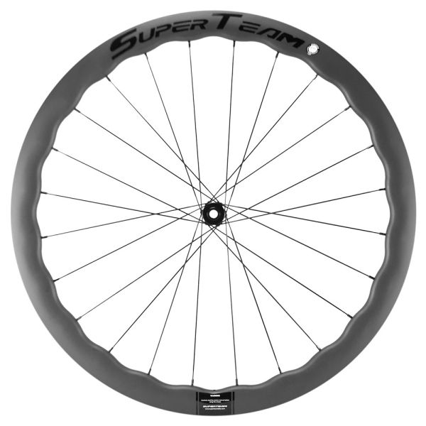 Buy Customized Superteam 25mm Width 45mm Depth Clincher Carbon Bicycle Wheels at wholesale prices