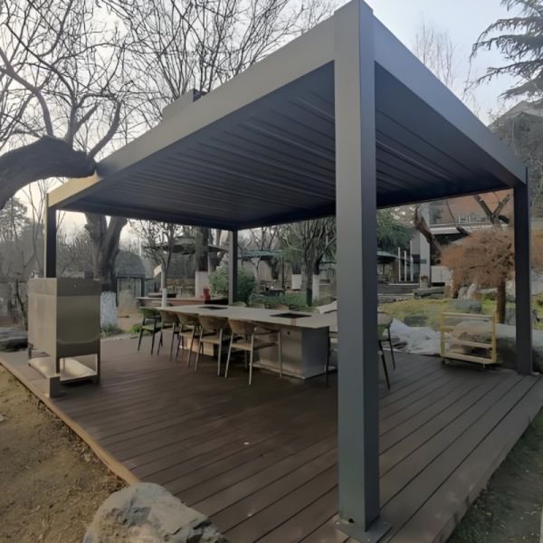 Buy Acoustic Performance and 150km/h Wind Resistance Outdoor Classroom Pavilion with Sound-Dampening Roof Panels at wholesale prices