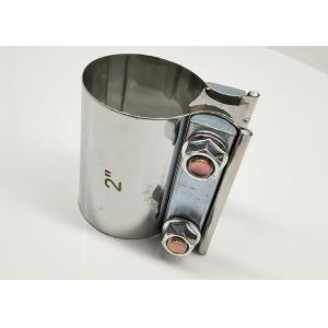 Quality Preformed Butt Joint Stainless Steel Exhaust Band Clamp 2.0&quot; 2.25&quot; 2.5&quot; 3.0&quot; 4.0&quot; 5&quot; for sale